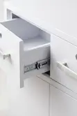 Kabati la Ofisi la Metal lenye Milango ya Kioo - 4