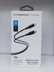 Powerology Power Sync Weave 100W USB-C to USB-C Cable - 1