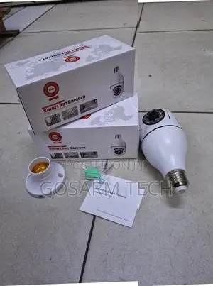 V380 Wireless CCTV Bulb PTZ Camera (Single Lens)