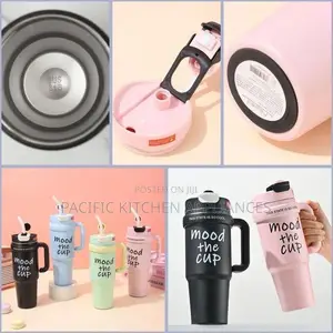 Mood the Cup Stanley Tumbler with Handle and Straw Lid