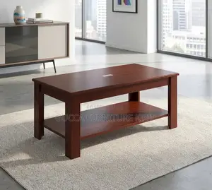Meza ya Kahawa ya Mahogany 120cm