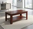 Meza ya Kahawa ya Mahogany 120cm - 2