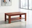Meza ya Kahawa ya Mahogany 120cm - 3