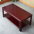 Meza ya Kahawa ya Mahogany 120cm - 5