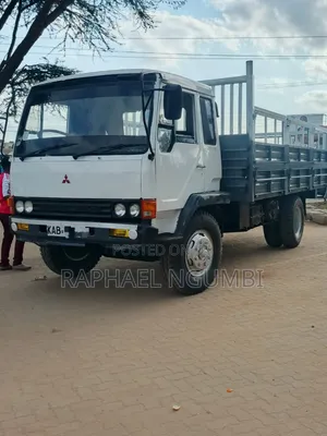 Lori la Mitsubishi Fuso Fighter 1995 Nyeupe