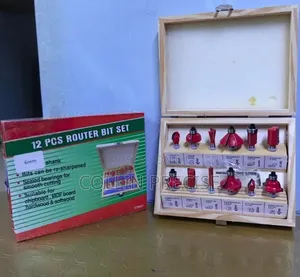 Seti ya Vipande 12 vya Router vya Tungsten Carbide - 8mm Shank