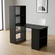 Black Modern Wooden Computer Desk - 3