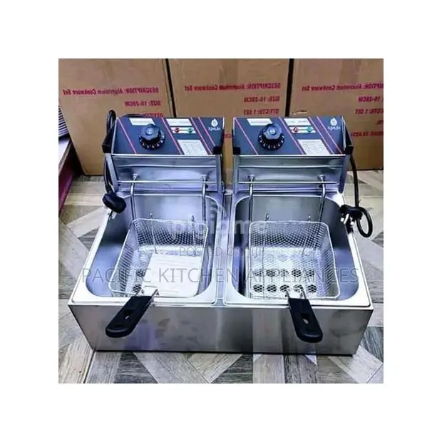 Electromate 12L Double Deep Fryer - 1