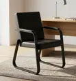 Office Reception 5-Seater Sofa Set - Modern Black - 4