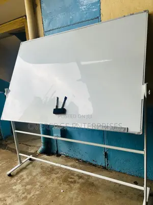 6ft x 4ft Flippable Whiteboard with Stand