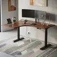 1.4M Curved Electric Desk ya Kuinuka na Kushuka - 5