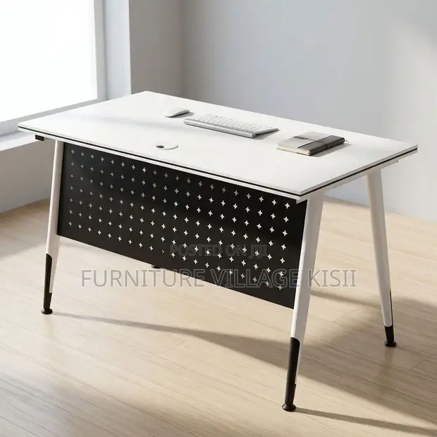White Foldable Training Desk - 1