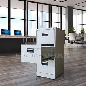 Boss Office Products White Steel Cabinet with Drawers