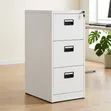 Boss Office Products White Steel Cabinet with Drawers - 2