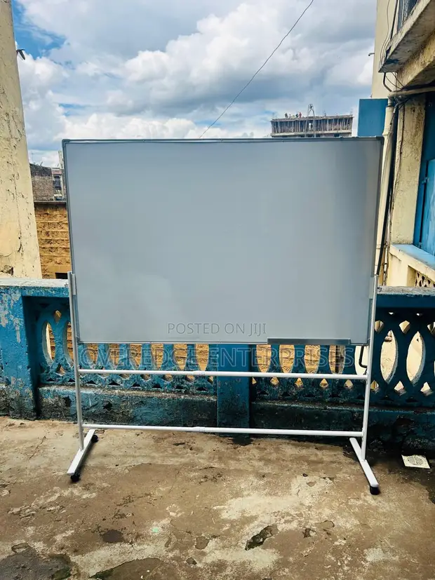 120cm x 90cm Whiteboard with Stand - 1
