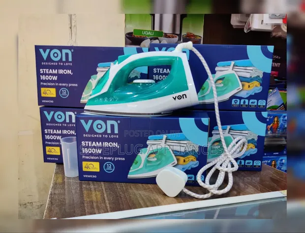 VON VIS161CSG Steam Iron – 1600W - 1