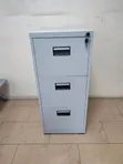 Boss Office Products Kabati la Chuma Nyeupe na Droo - 1