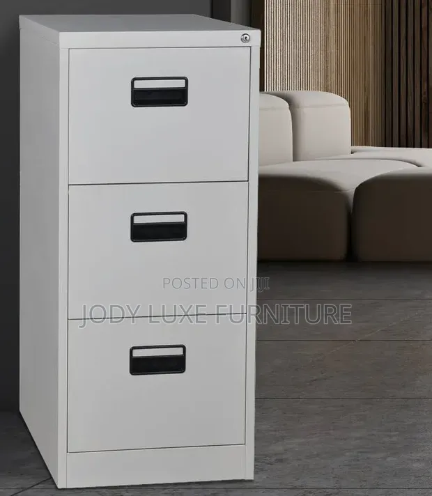 Boss Office Products White Steel Cabinet with Drawers - 1
