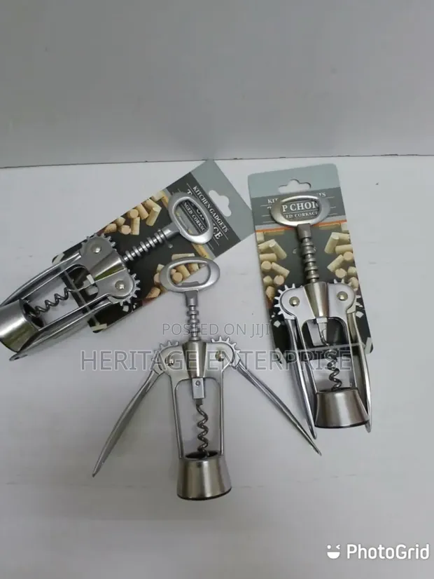 Heavy Duty Stainless Steel Wine Opener - 1