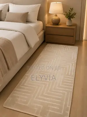 Rug ya Kando ya Kitanda ya Minimalist Geometric 80x180cm