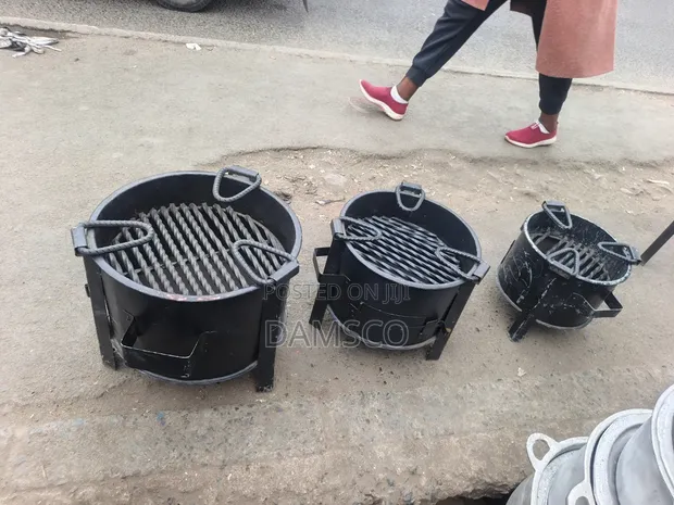Heavy-Duty Charcoal Grill Jiko - 1