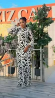 Red Long Sleeve Maxi Dress kwa Wanawake - 2