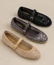 Viatu vya Fashion Mesh Ballerina 37-42 - 1