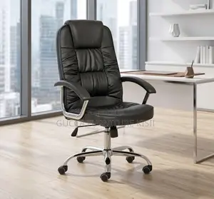 Kiti cha Ofisi cha Ergonomic cha Faux Leather chenye Mzunguko