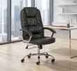 Kiti cha Ofisi cha Ergonomic cha Faux Leather chenye Mzunguko - 5