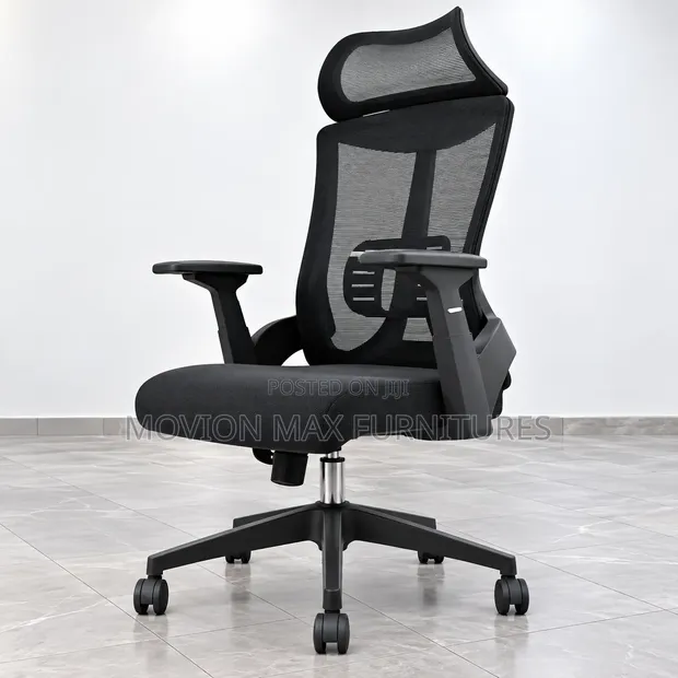 Ergonomic High-Back Mesh Office Chair - 1