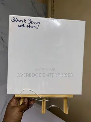 Canvas Board 30x30cm with Stand