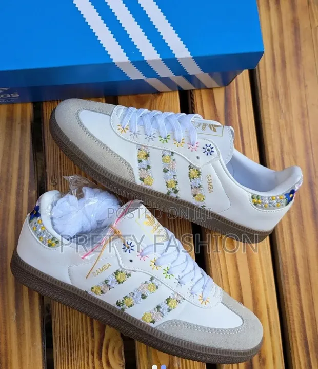 Samba Floral Sneakers - Sizes 36-42 - 1