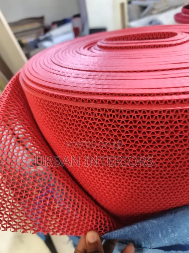 Red Anti-Slip PVC Mats - Per Meter - 1