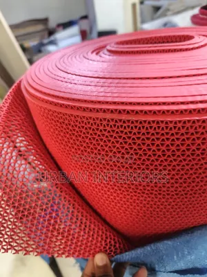 Red Anti-Slip PVC Mats - Per Meter