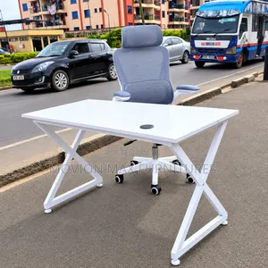 Kikosi cha Ofisi Nyeupe cha Orthopedic cha Kisasa na Kiti cha Ergonomic