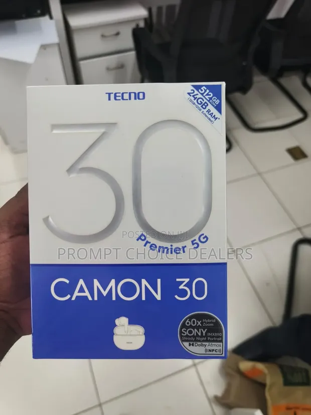 New Tecno Camon 30 Premier 512GB Black - 1