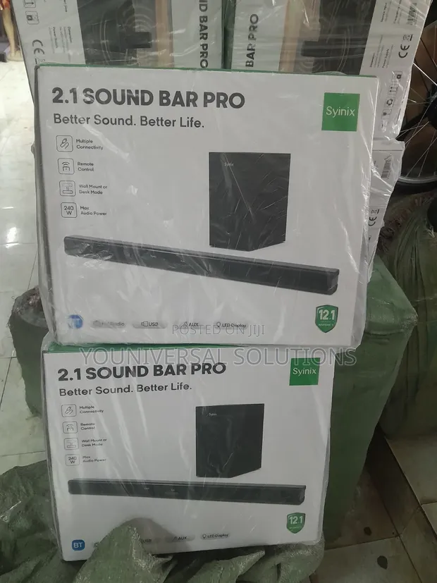 Syinix 240W Soundbar Mpya Kabisa - 1