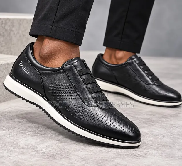 Berluti Smart Casual Leather Shoes for Men - 1
