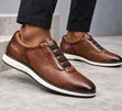 Viatu vya Ngozi vya Berluti vya Kiume vya Smart Casual - 2