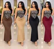 Women's Maxi Skirt - High Waist Long Skirt - 2