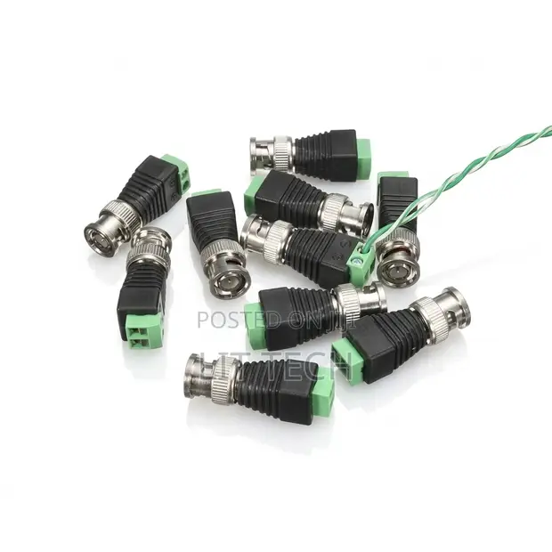 10-Piece BNC Male to Screw Terminal Connector Set - 1