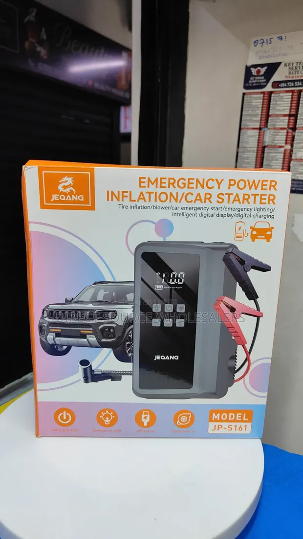 JEQANG JP-S161 Car Jump Starter & Tyre Inflator - 1