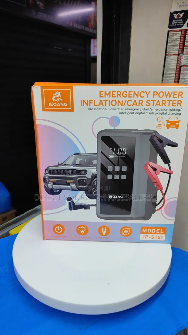 JEQANG JP-S161 Car Jump Starter & Tyre Inflator - 1