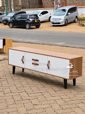 Oak White 5ft TV Stand