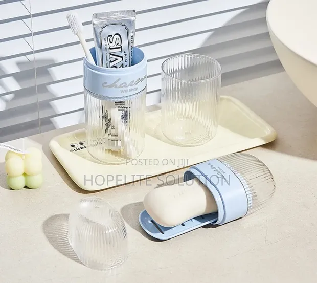 Toothpaste and Soap Holder Set - 1