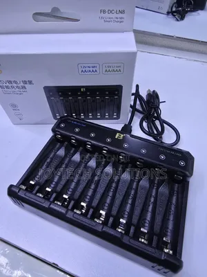 8-Slot Smart Battery Charger AA/AAA Ni-MH & Li-ion