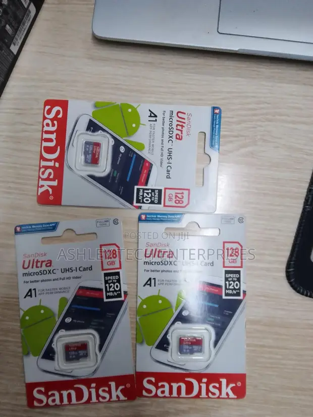 SanDisk 128GB Kadi ya Kumbukumbu ya Kasi - 1