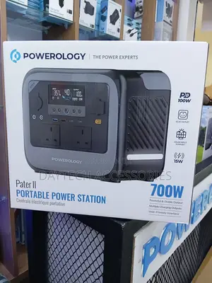 Powerology Pater II Portable Power Station 700W PD100W - Grey