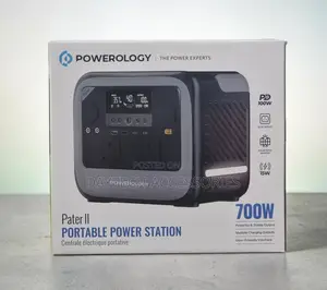 Powerology 700W Portable Power Station PWGC700GY