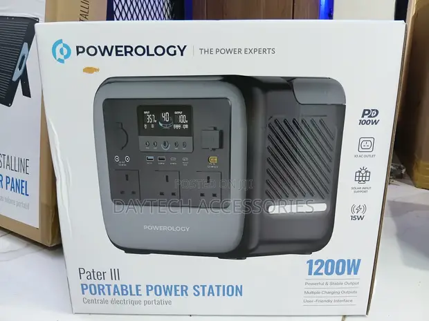 Powerology Portable Power Station 700W, 472.5Wh - 1